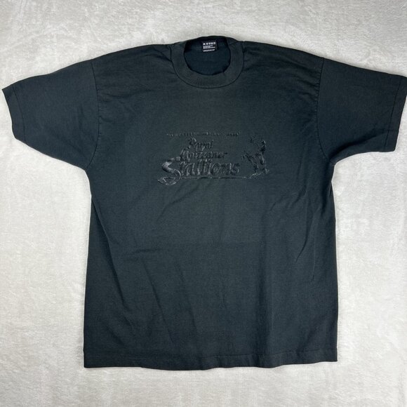 Fruit Of The Loom Other - Vintage Herrmann’s Royal Lipizzaner Stallions Graphic T Shirt XL USA Black